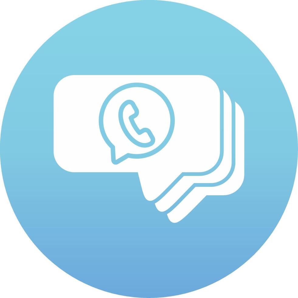 Watsapp Chat Vector Icon