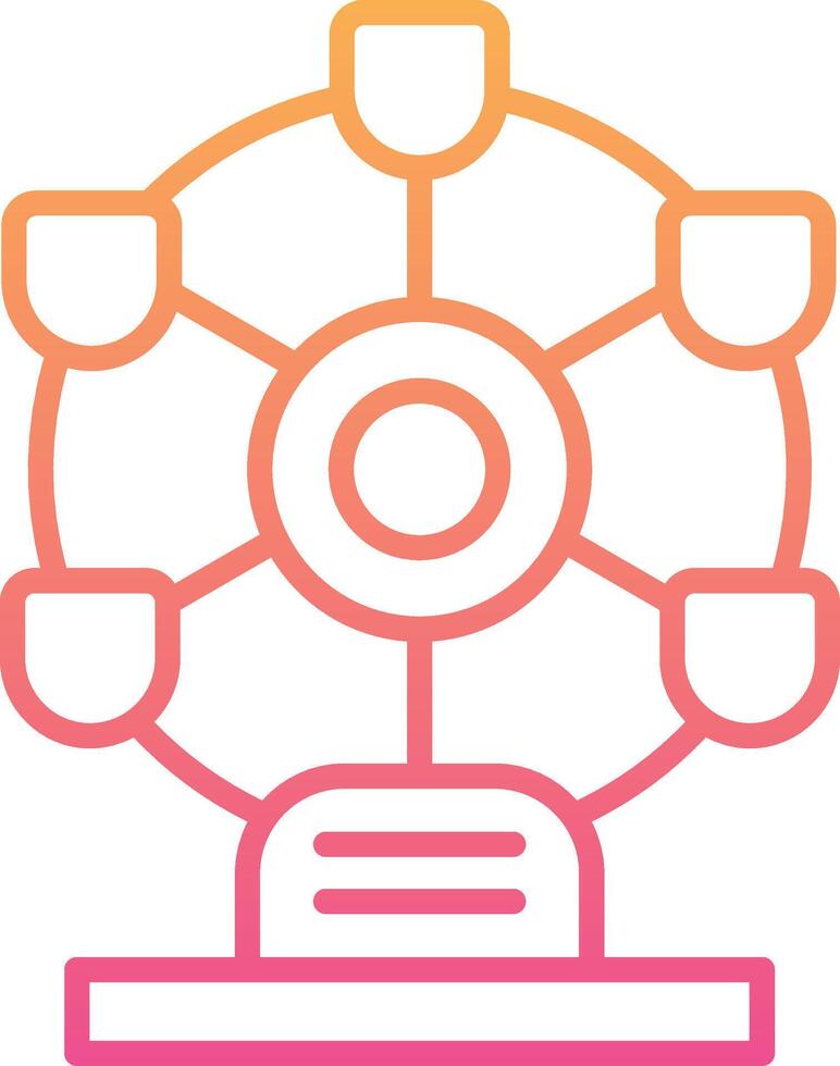 Ferris Wheel Vector Icon