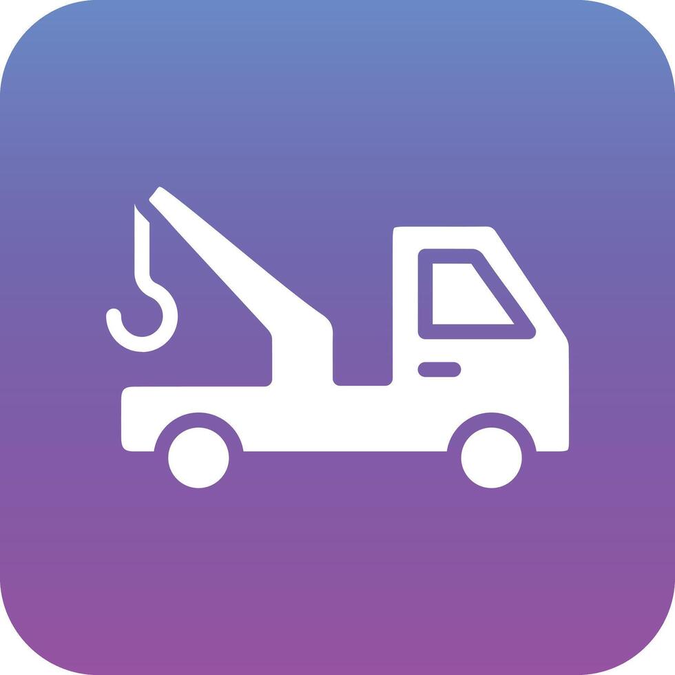 Tow Truck Vector Icon