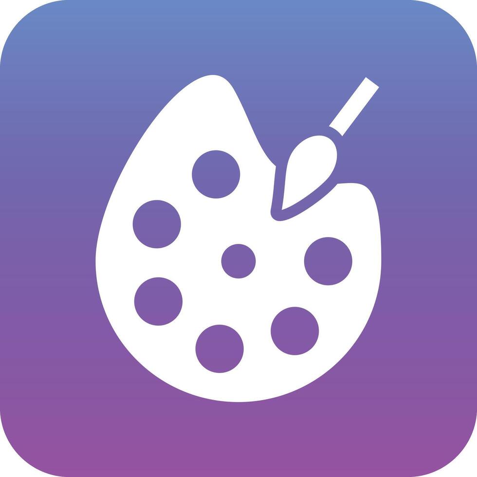 icono de vector de paleta de colores