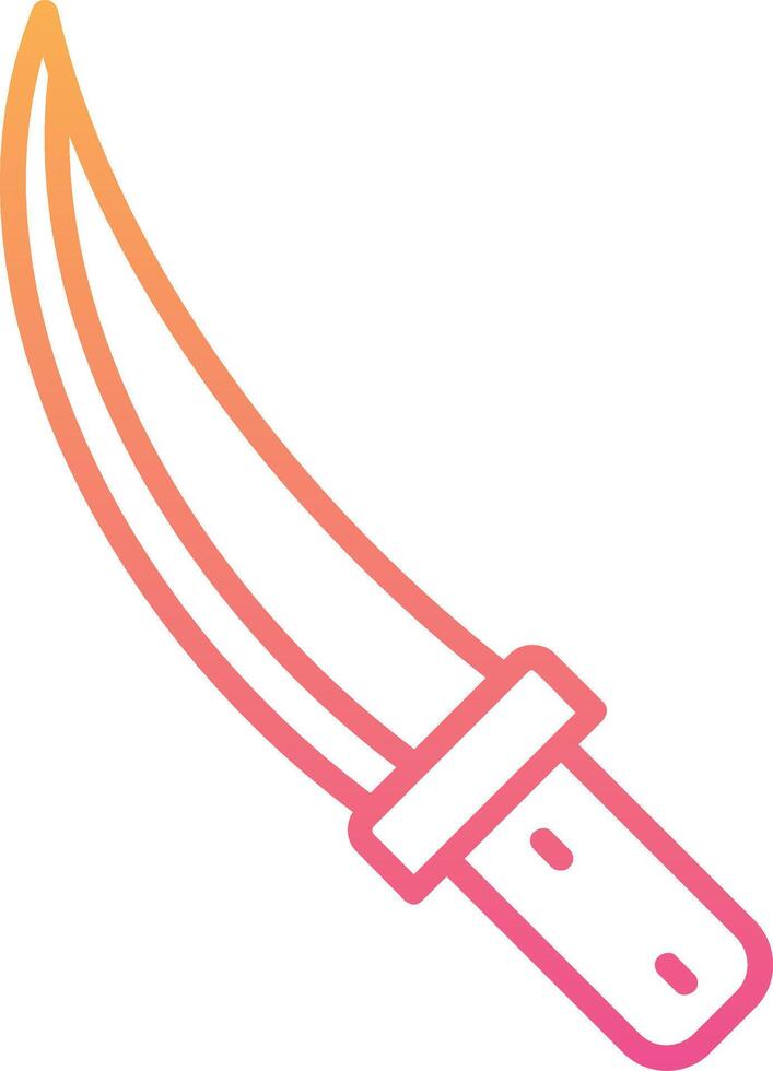 Jambiya Vector Icon