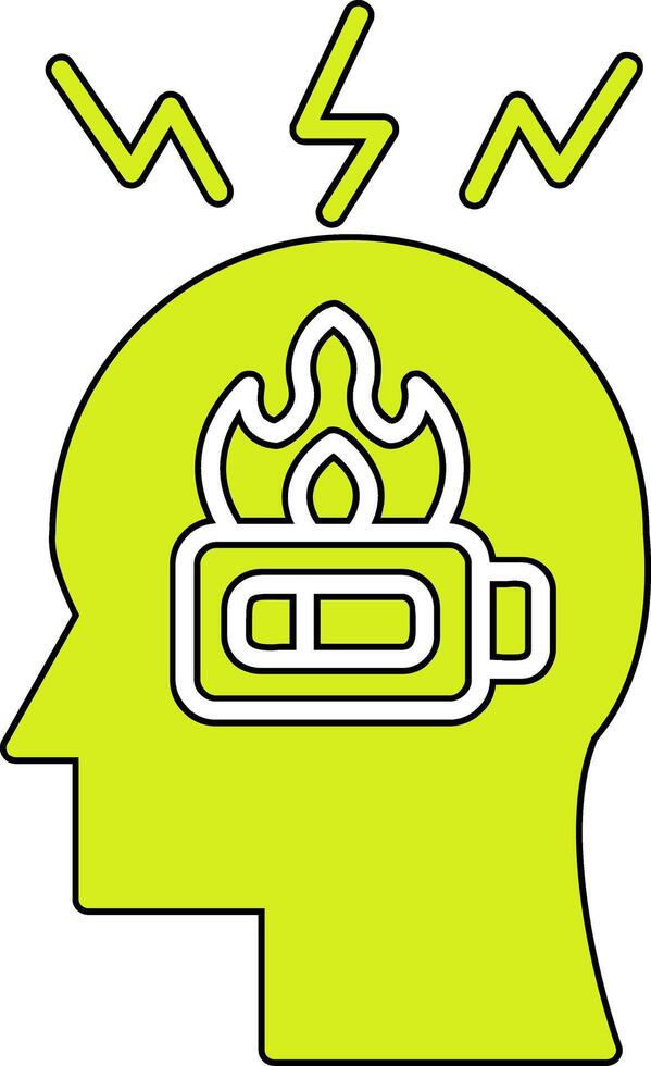Burnout Vector Icon