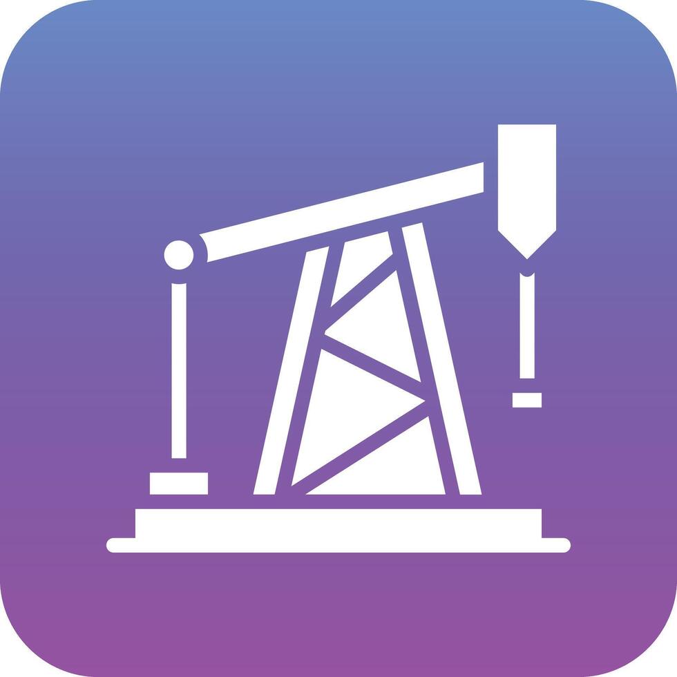 Drilling Oil Vector Icon