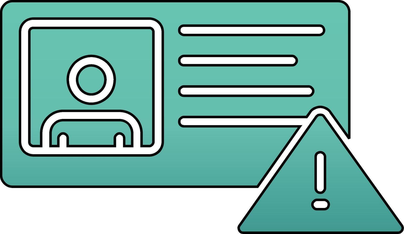 Id Card Vector Icon