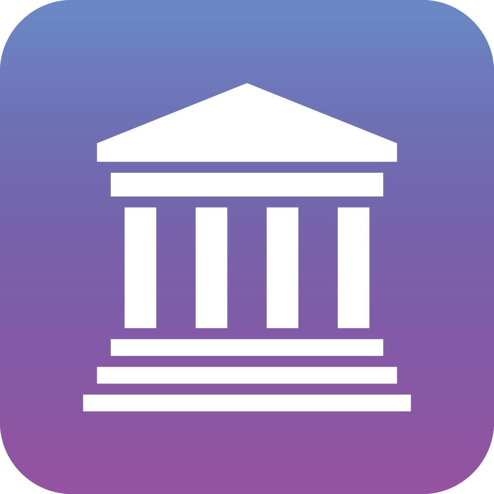 Greek Temple Vector Icon