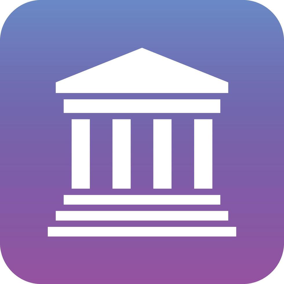 Greek Temple Vector Icon