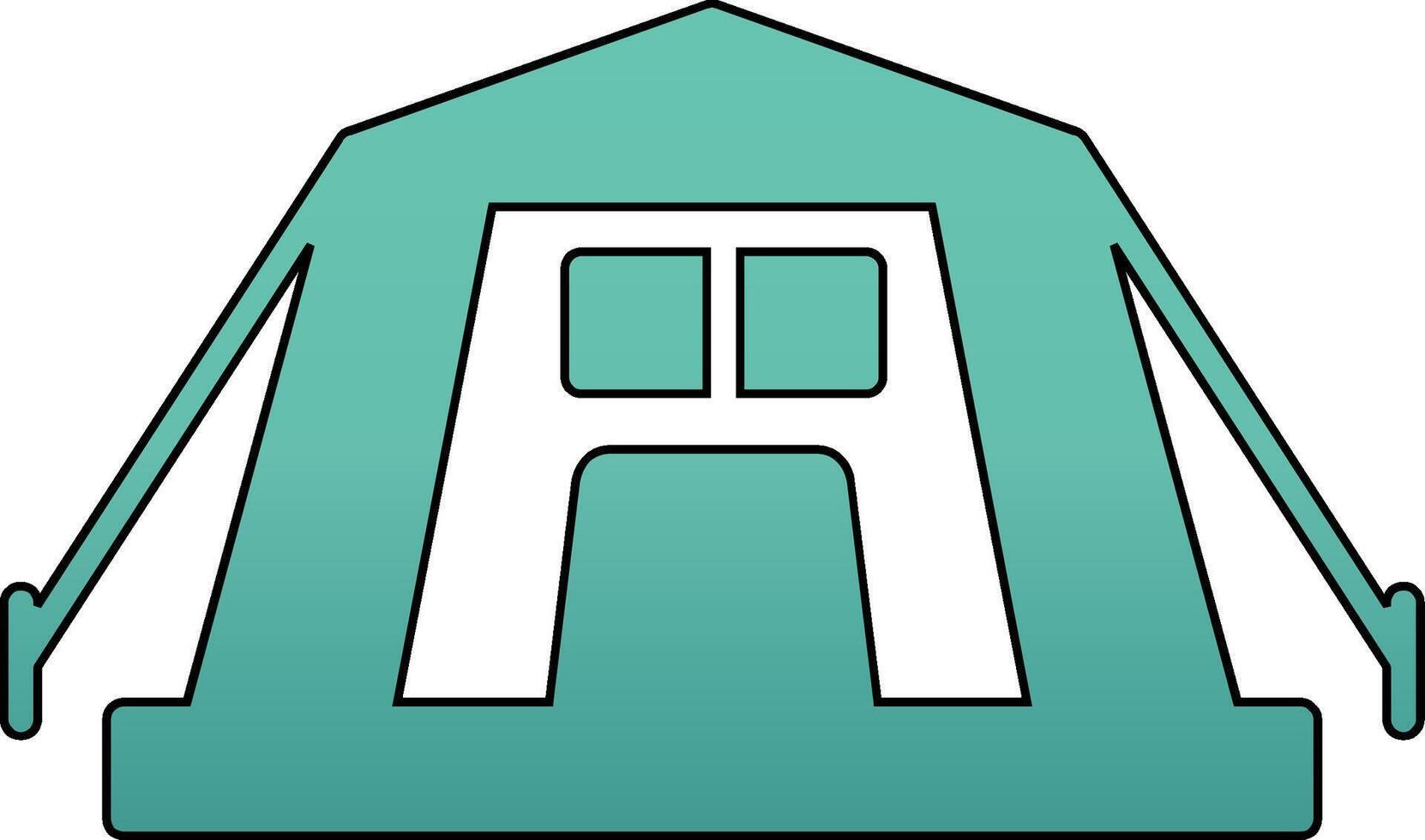 Tent Vector Icon