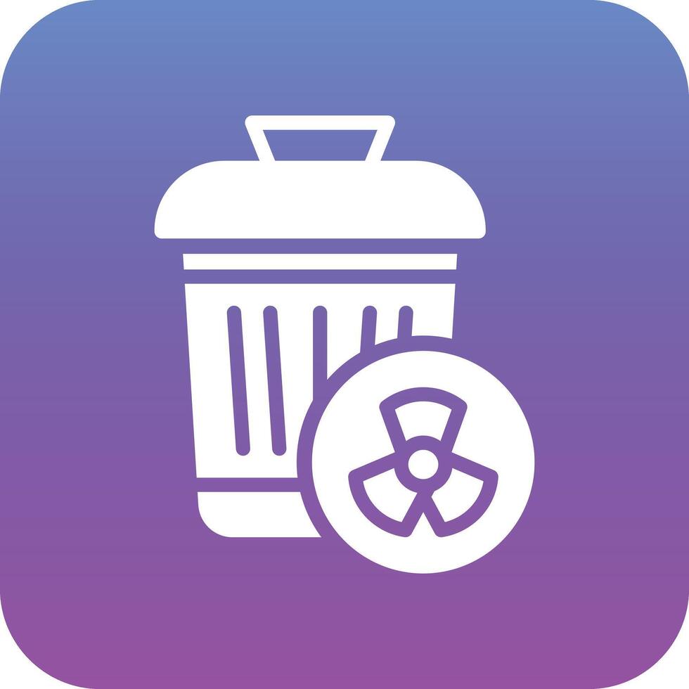 Nuclear Waste Vector Icon