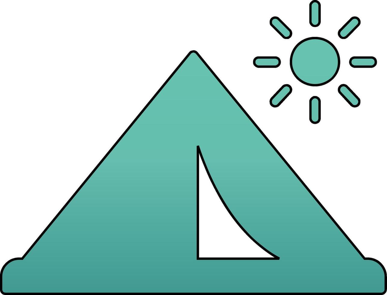 Tent Vector Icon