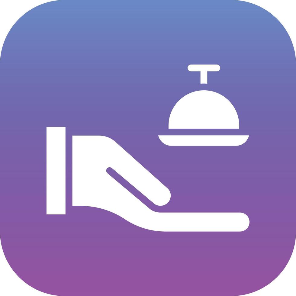 Room Service Vector Icon