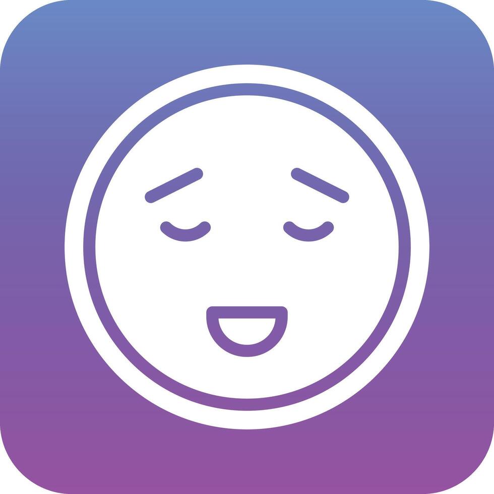 Calm Emotion Vector Icon