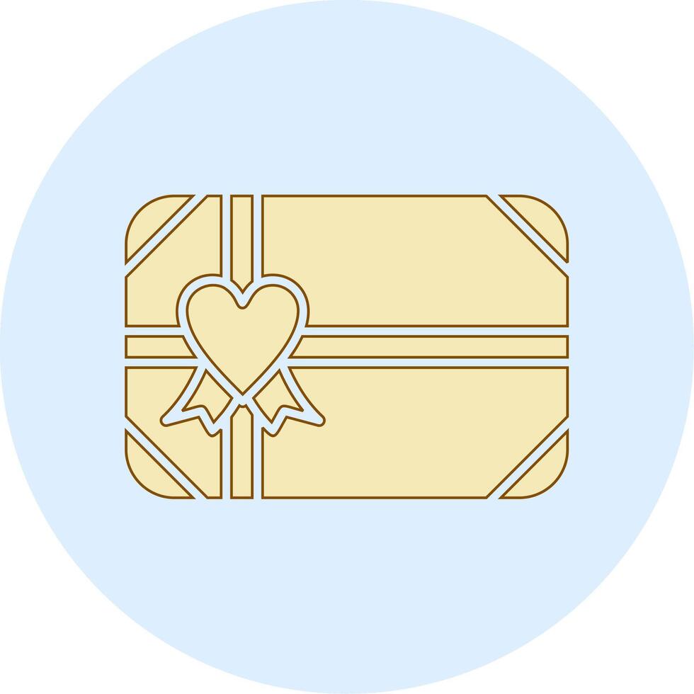 icono de vector de tarjeta de regalo