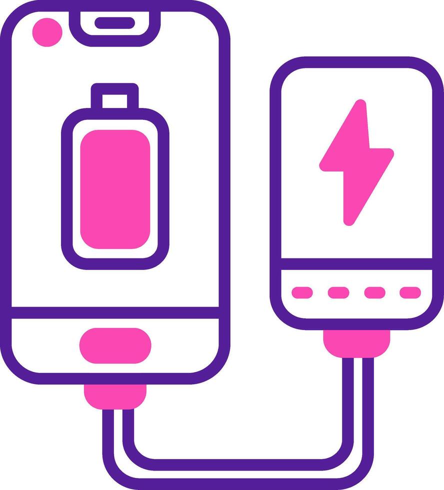 Portable Battery Vector Icon