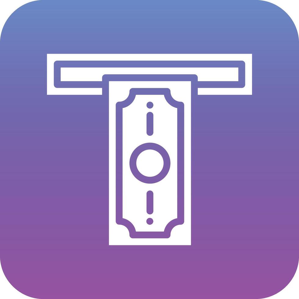 Cash Withdrawal Vector Icon