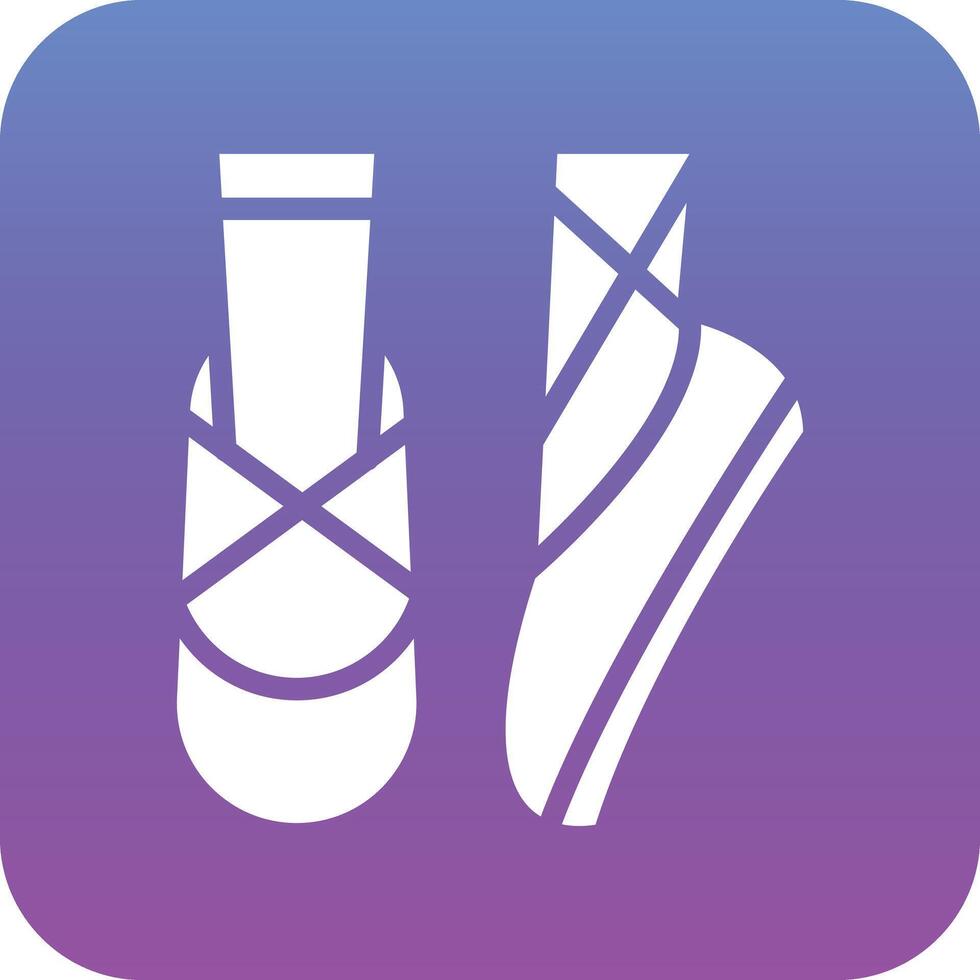 Ballet Shoes Vector Icon