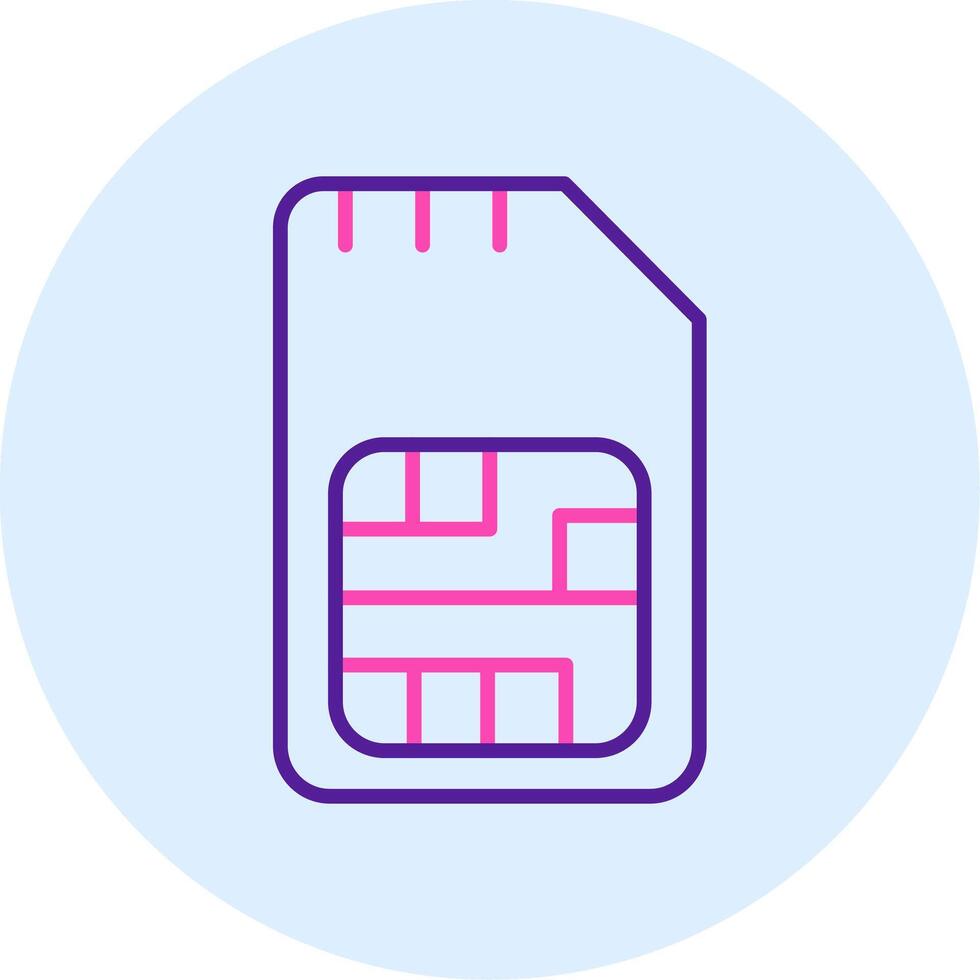 Sim Card Vector Icon