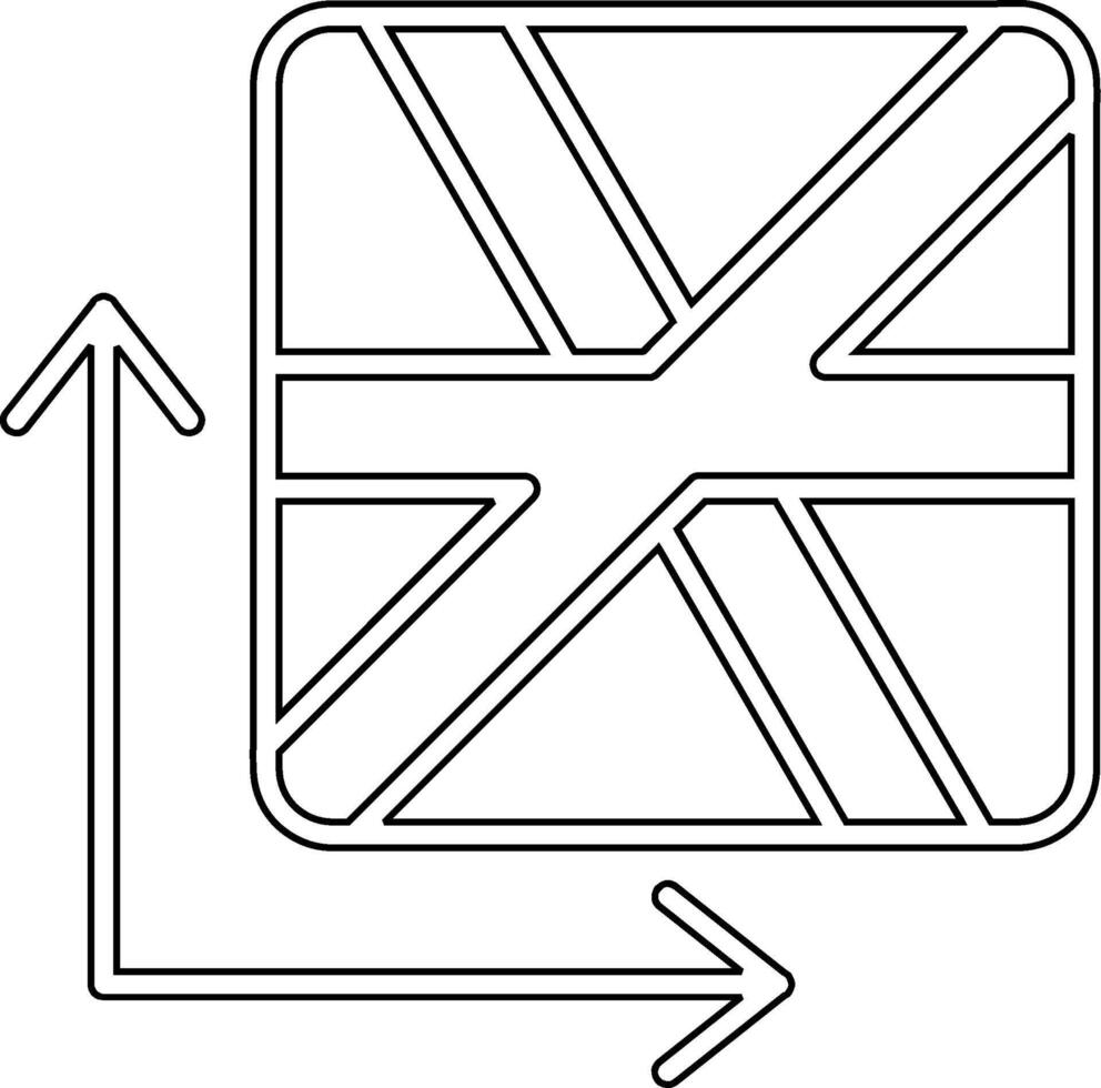 coordenadas vector icono