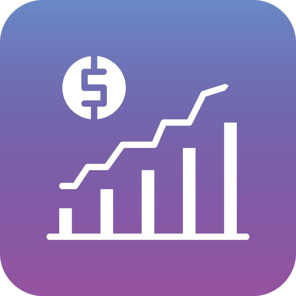 economía crecimiento vector icono