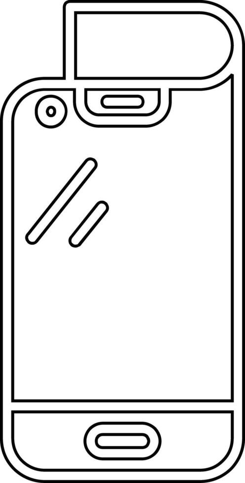 Foldable Smartphone Vector Icon