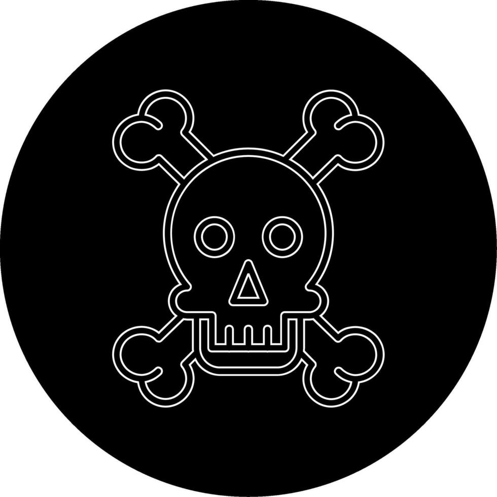 Skull And Bones Vector Icon