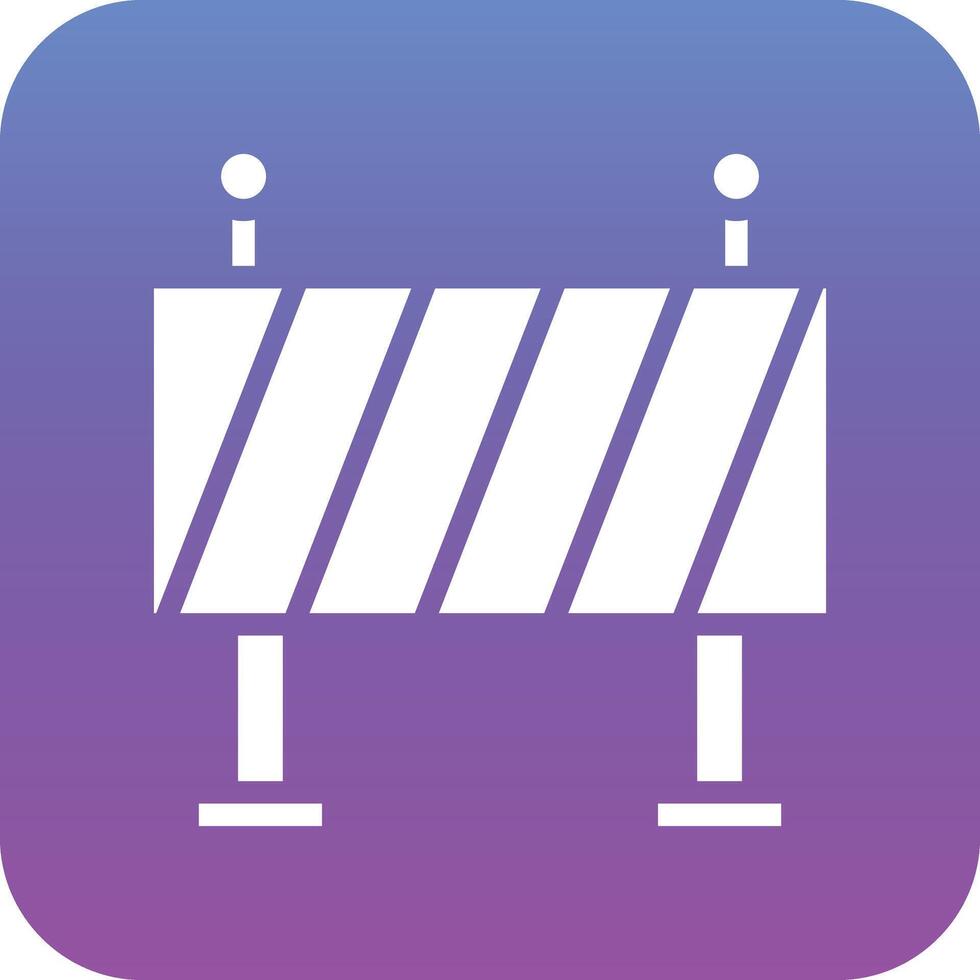 Road Block Vector Icon