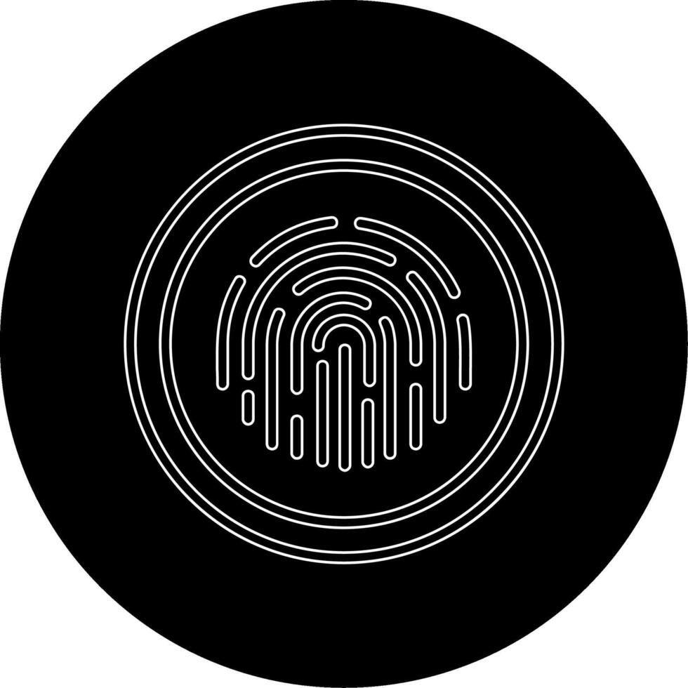 Fingerprint Vector Icon