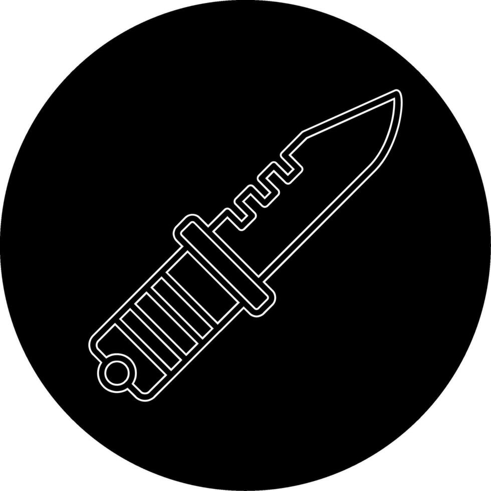 icono de vector de cuchillo