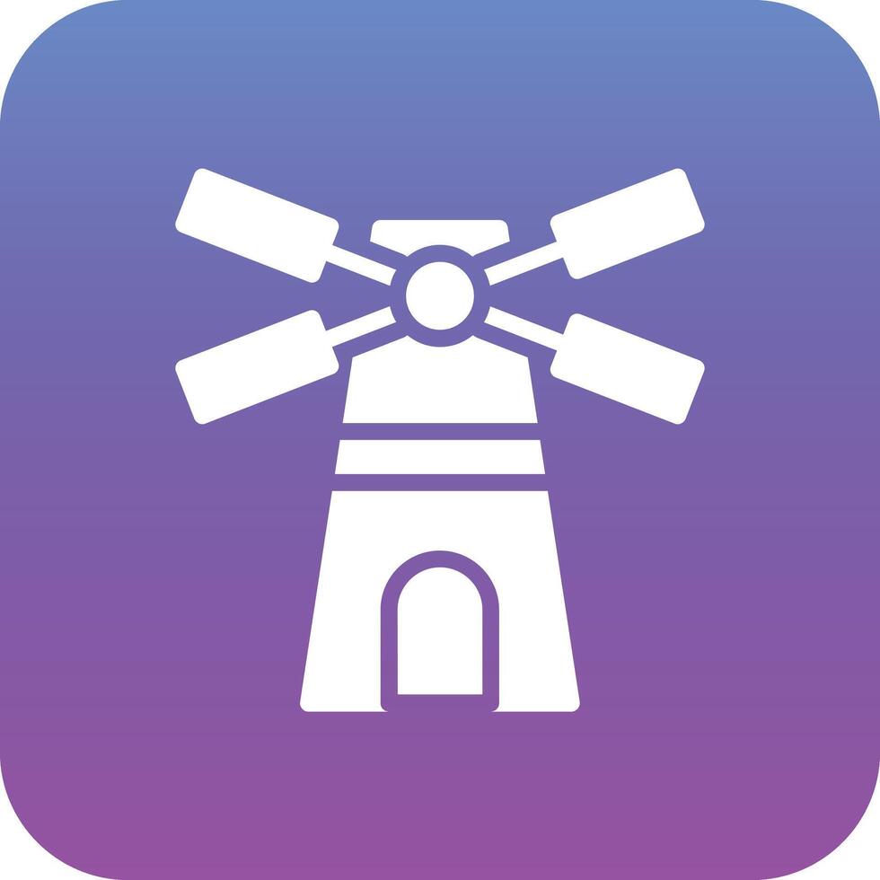 Windmill Vector Icon