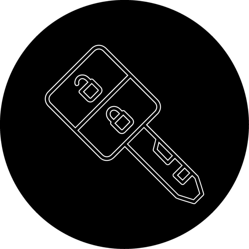 Car Key Vector Icon