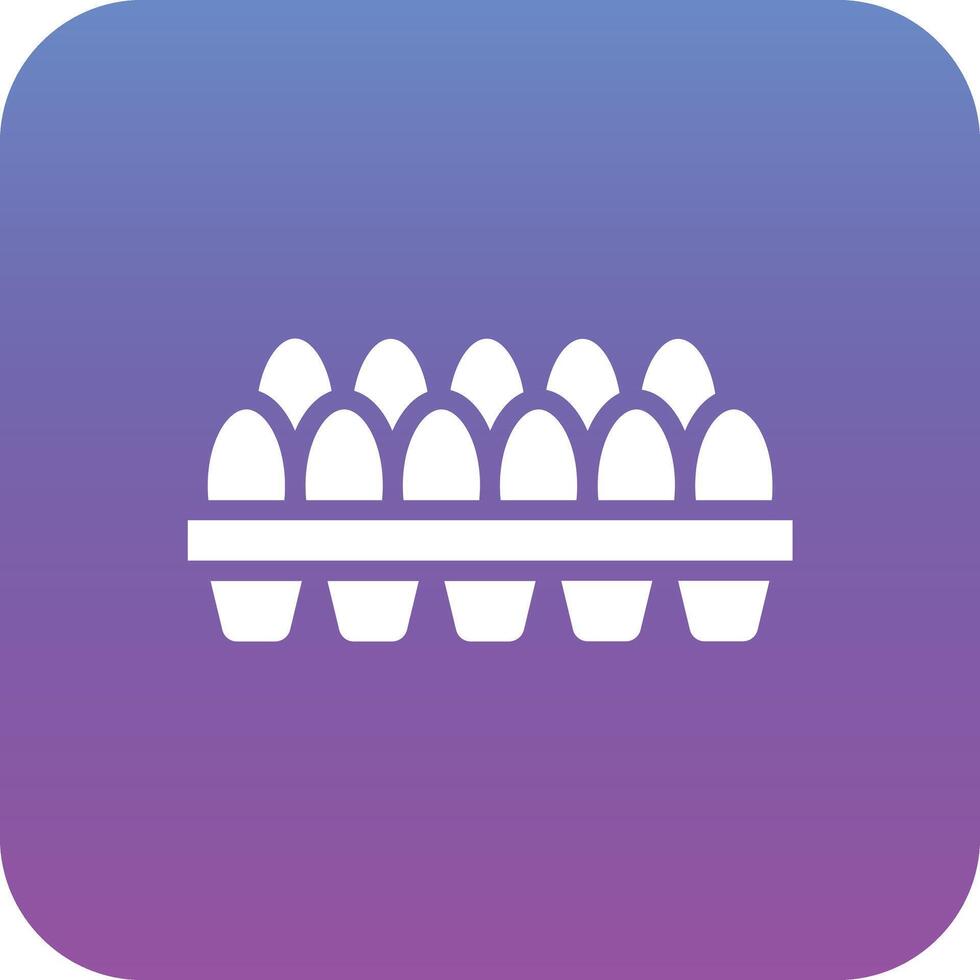 Egg Carton Vector Icon