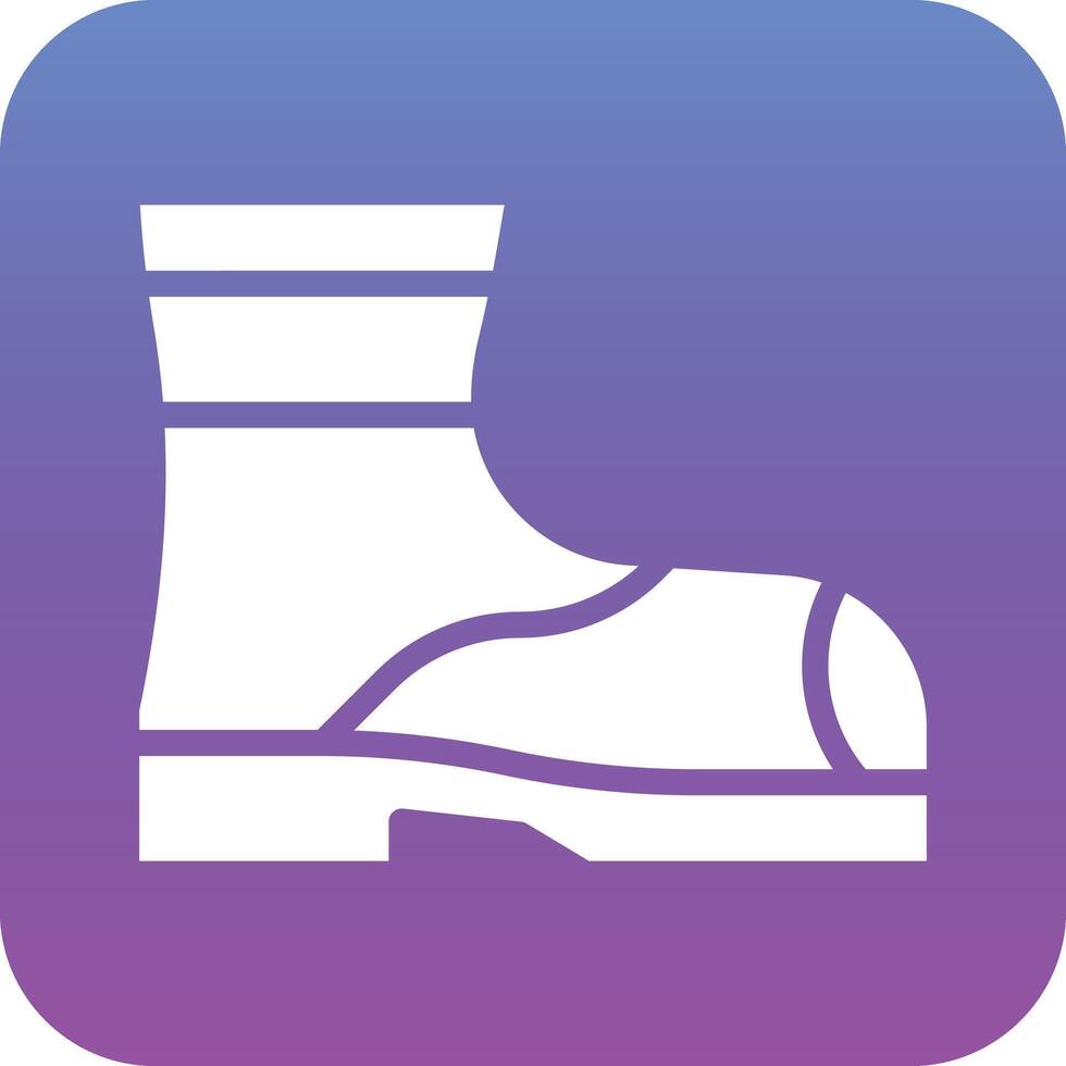 Firefighter Boots Vector Icon