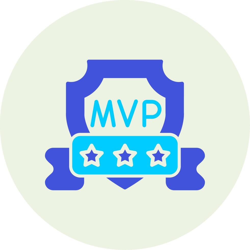 icono de vector de mvp