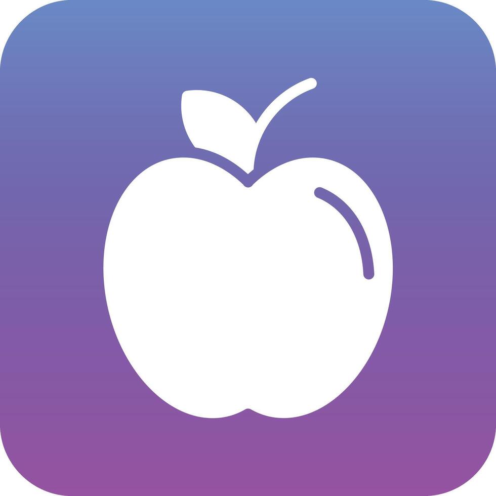 icono de vector de manzana