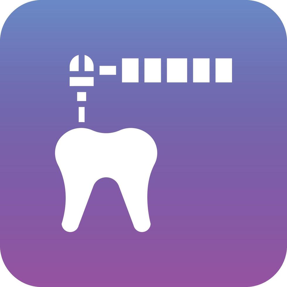 Tooth Drilling Vector Icon