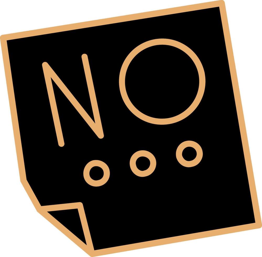 Say No Vector Icon