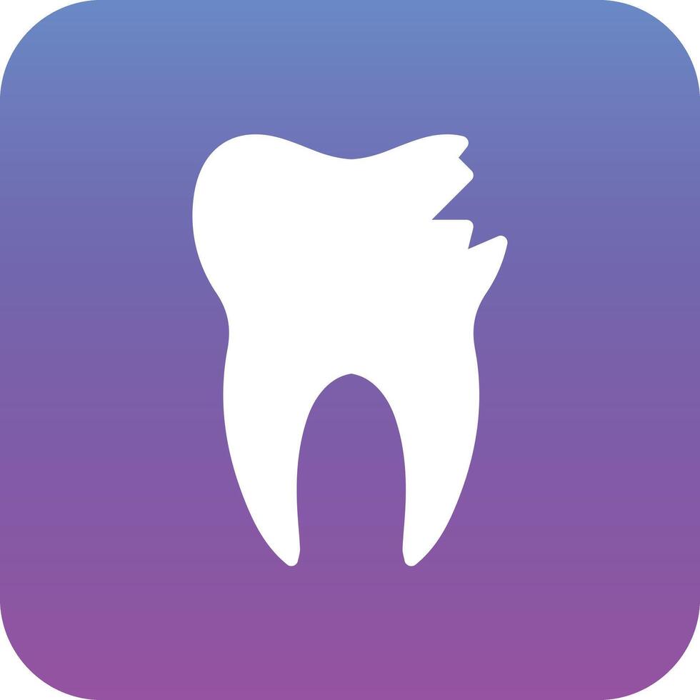 Broken Tooth Vector Icon