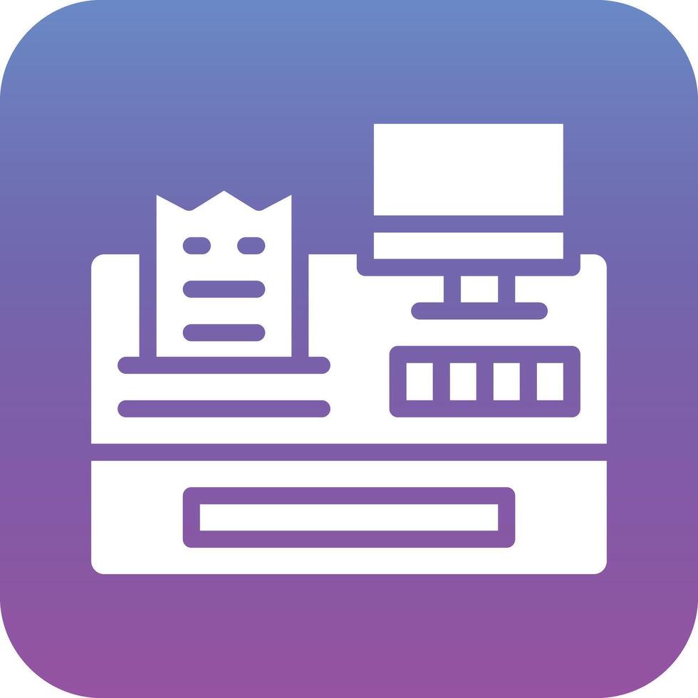 Cash Register Vector Icon