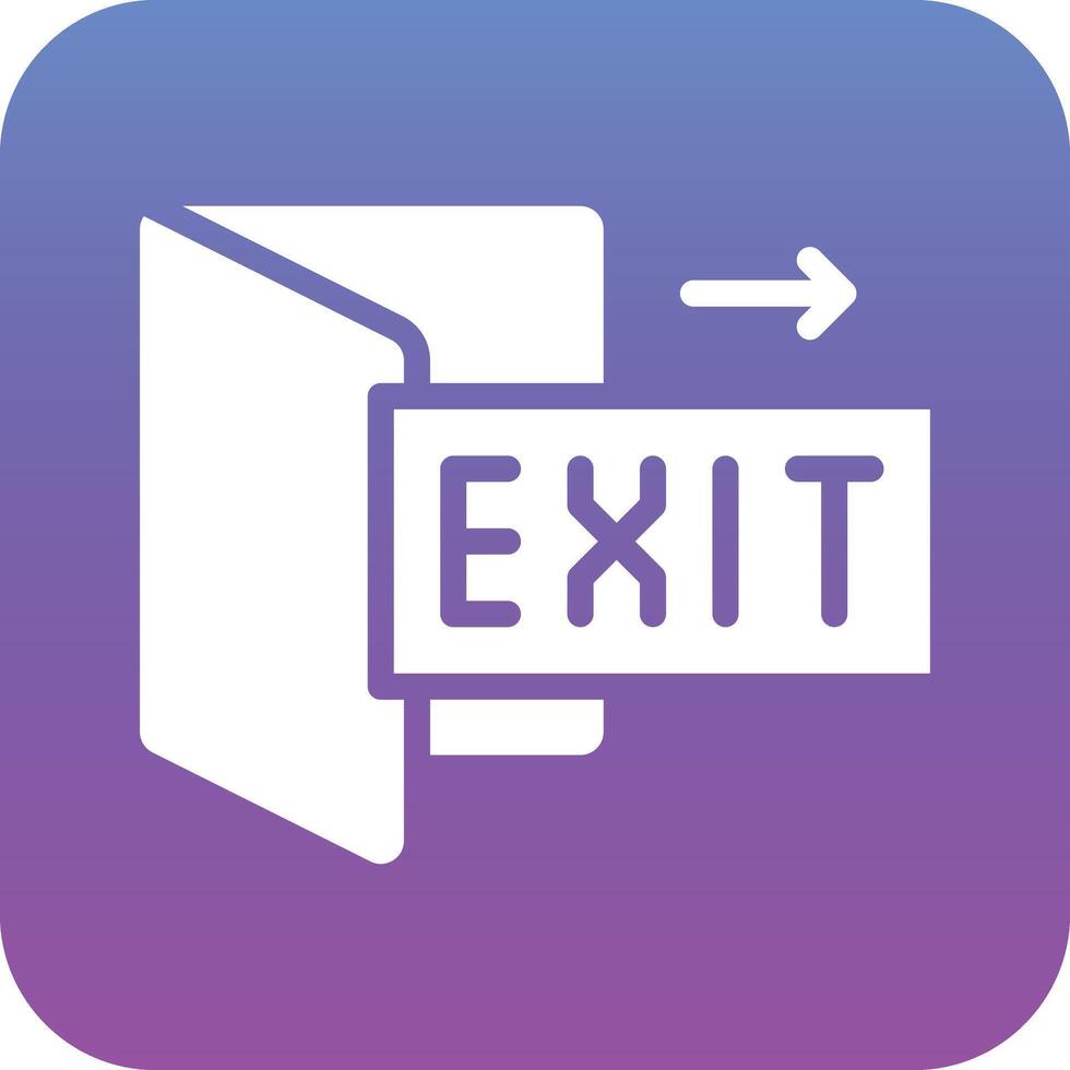 Fire Exit Vector Icon