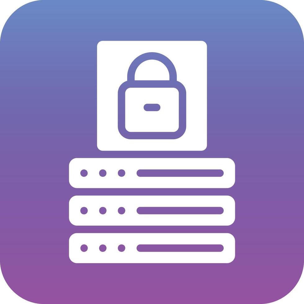 Database Lock Vector Icon 37874132 Vector Art at Vecteezy