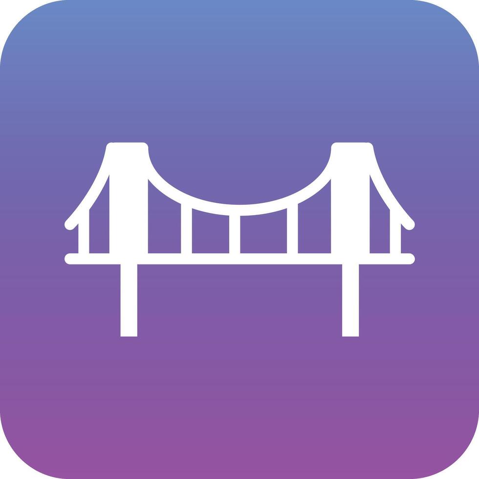 icono de vector de puente