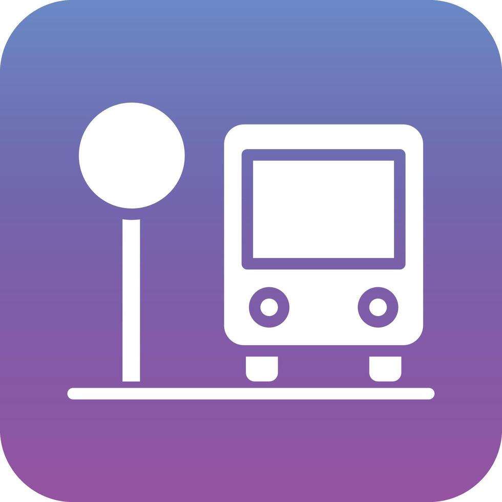 Bus Stop Vector Icon