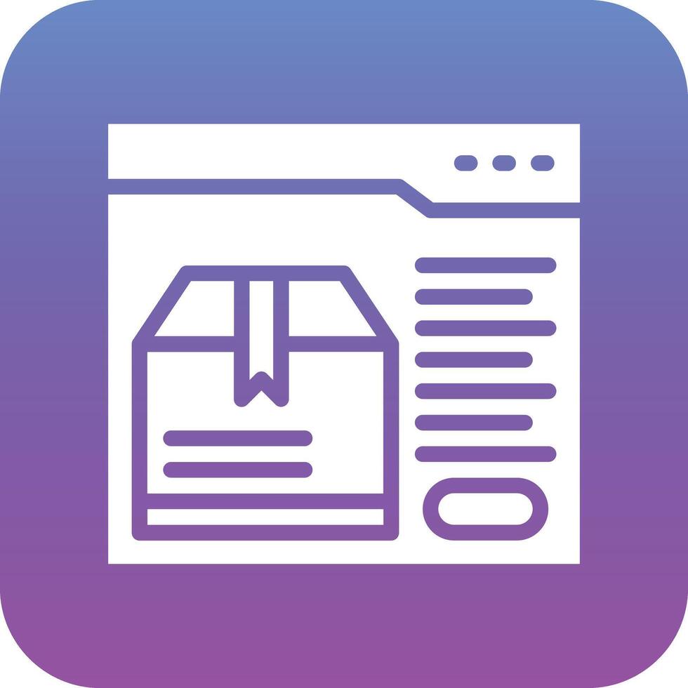 Product Browsing Vector Icon