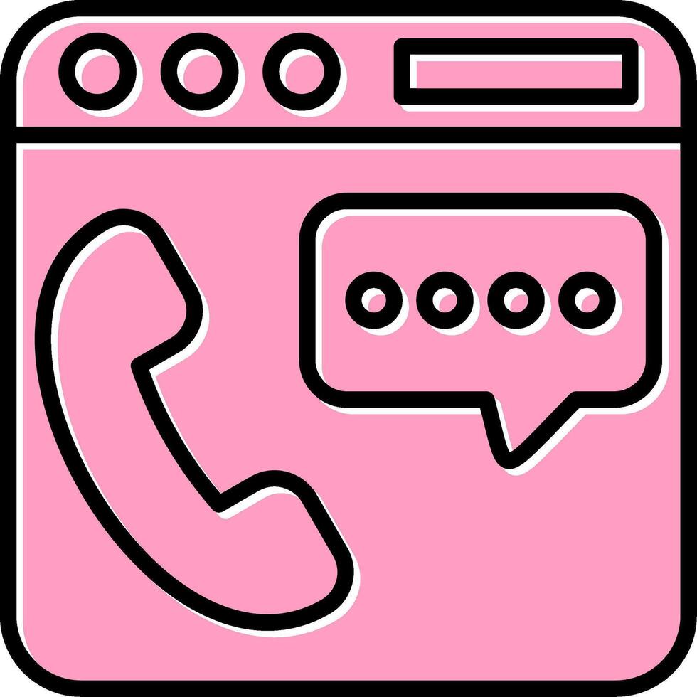 Phone Chat Vector Icon