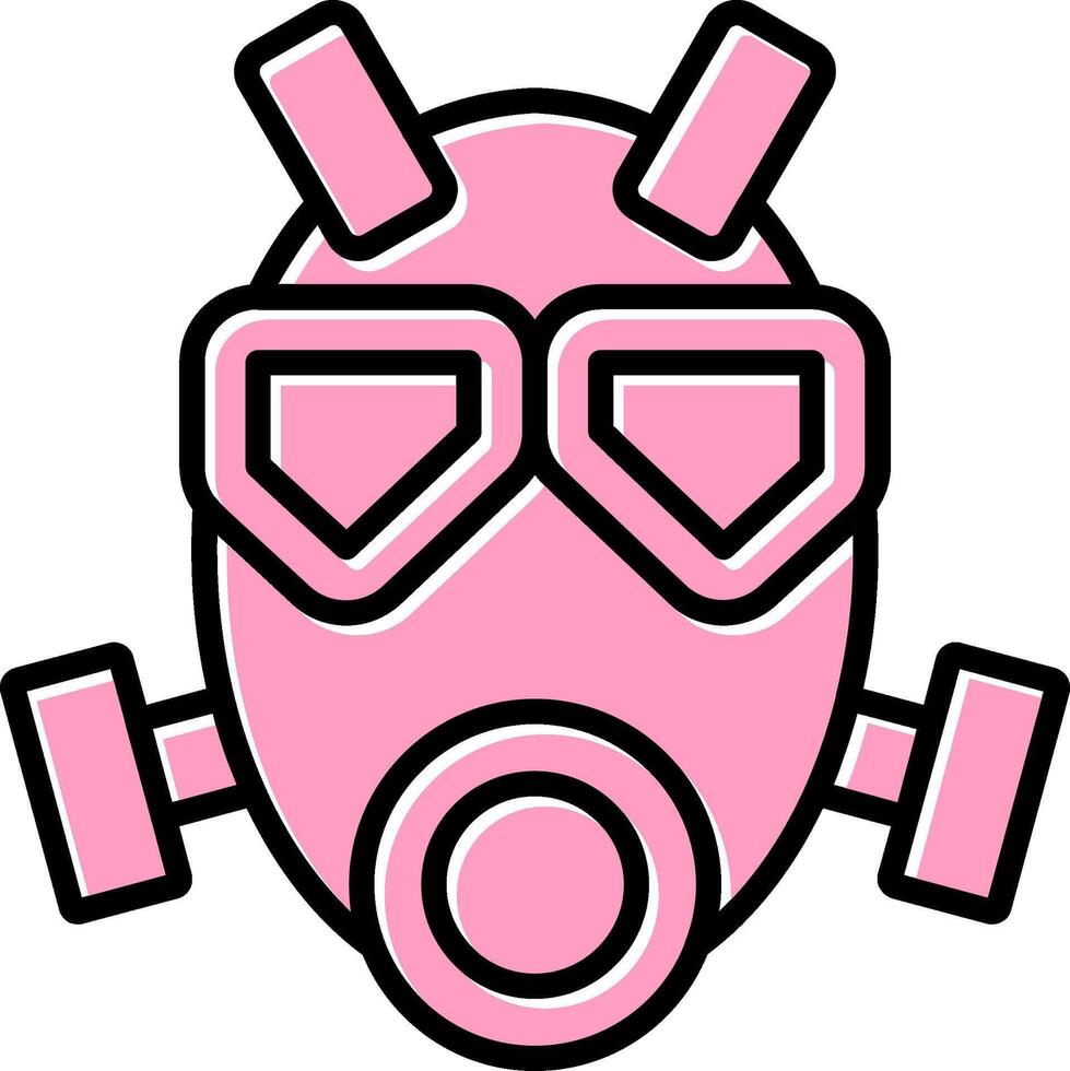 Gas Mask Vector Icon