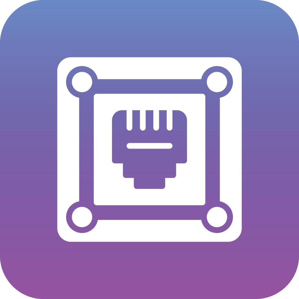 Telephone Socket Vector Icon