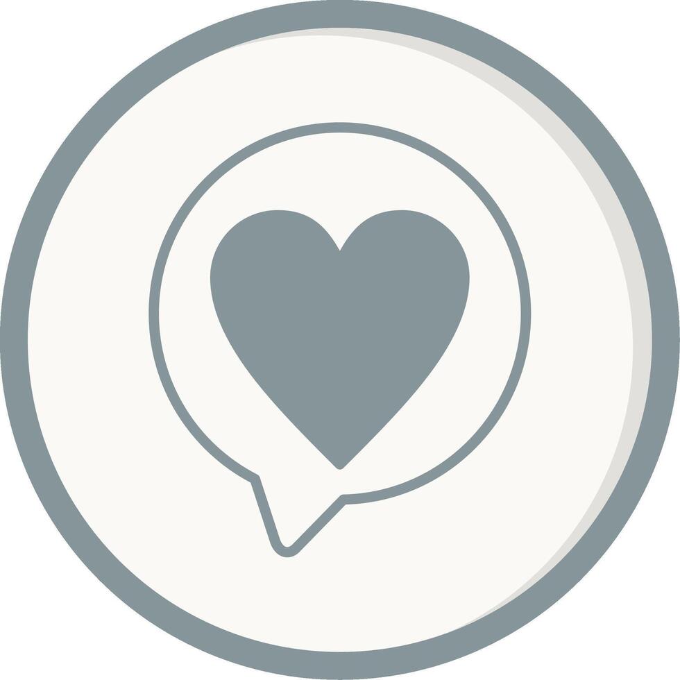 Love Chat Vector Icon