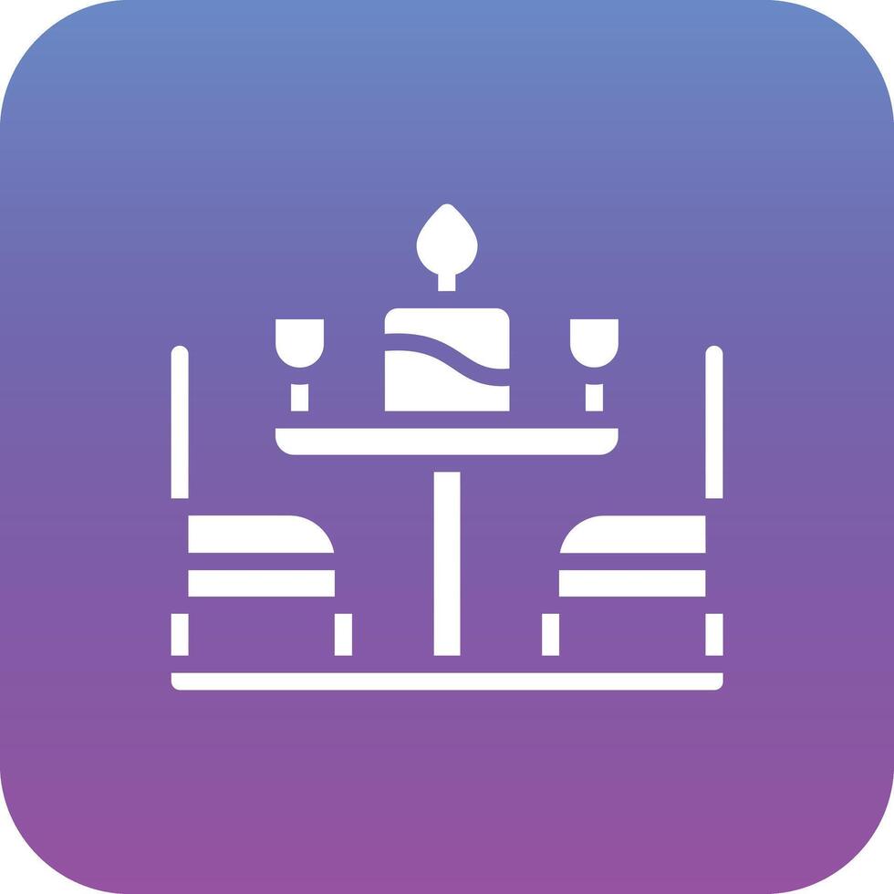 Birthday Table Vector Icon