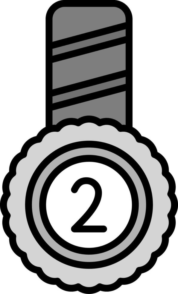 Second Place Vector Icon