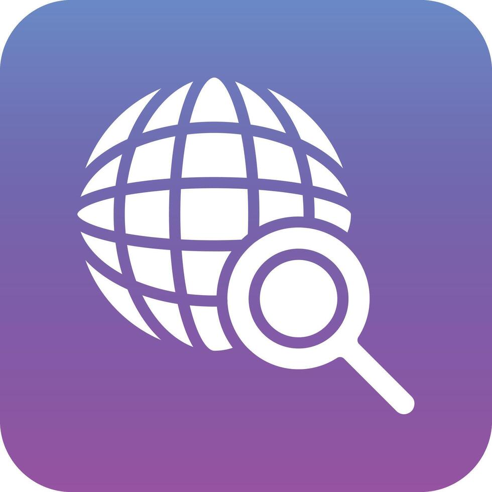 Global Search Vector Icon