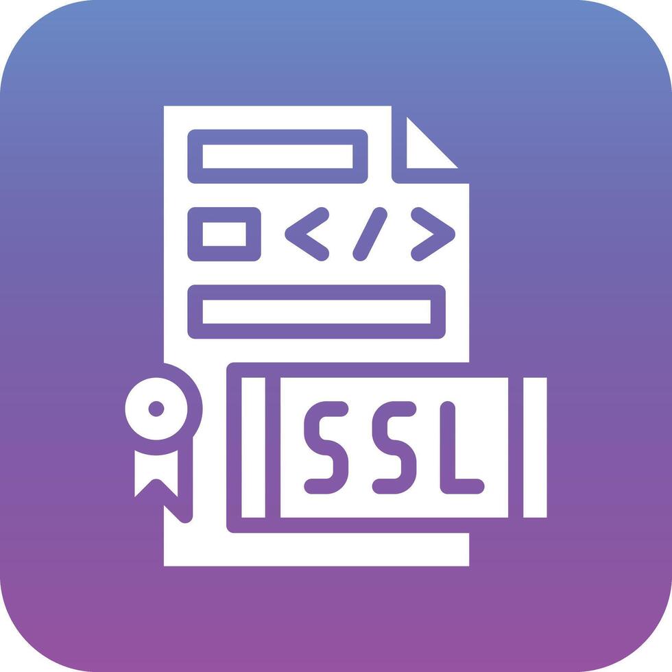 SSL File Vector Icon